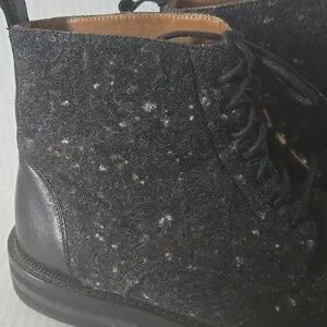 Taft Black and Gray Speckled Boots Taft | Shoes | Taft Black And Gray Speckled Boots | Poshmark main image 3